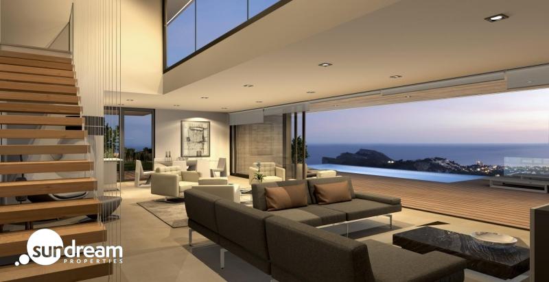 g_43599-21-5 Villa de lujo de 3 dormitorios con piscina privada y vistas panorámicas al mar y a la venta en Cumbre del Sol- Benitachell