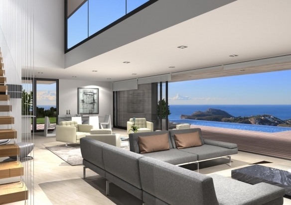 Villa de lujo de 3 dormitorios con piscina privada y vistas panorámicas al mar y  a la venta en Cumbre del Sol- Benitachell