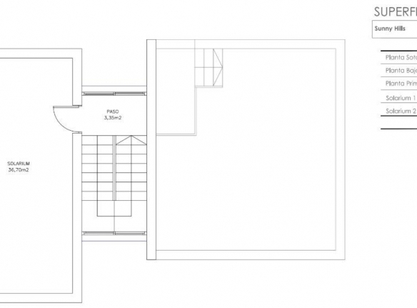Villa de 5 dormitorios con piscina privada llave en mano a la venta en Finestrat