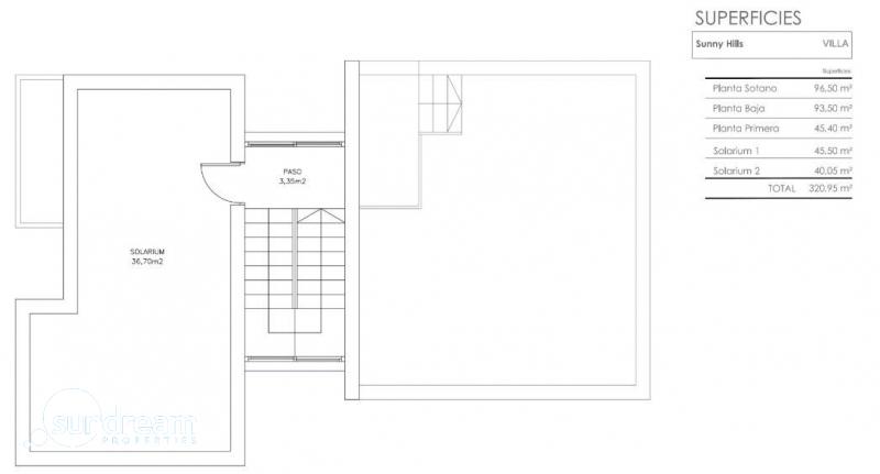 Villa de 5 dormitorios con piscina privada llave en mano a la venta en Finestrat
