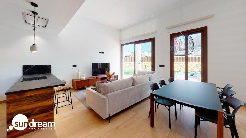 Villa de 5 dormitorios con piscina privada llave en mano a la venta en Finestrat