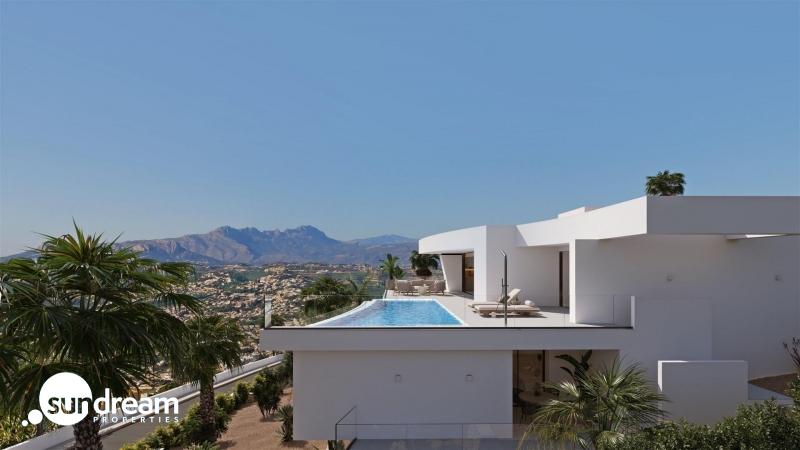 Villa de lujo de nueva construcción con 4 dormitorios y vistas panorámicas al mar en venta en Cumbre del Sol