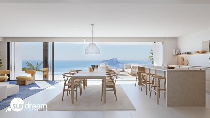 g_43601-21-5 Villa de lujo de nueva construcción con 4 dormitorios y vistas panorámicas al mar en venta en Cumbre del Sol