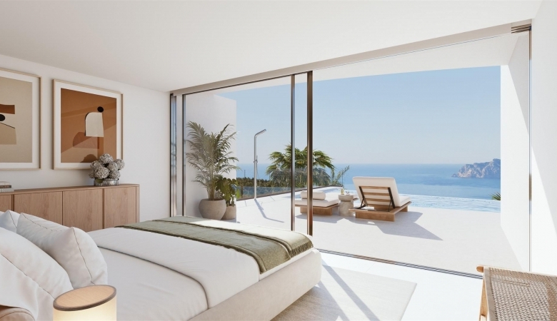 Villa de lujo de nueva construcción con 4 dormitorios y vistas panorámicas al mar en venta en Cumbre del Sol