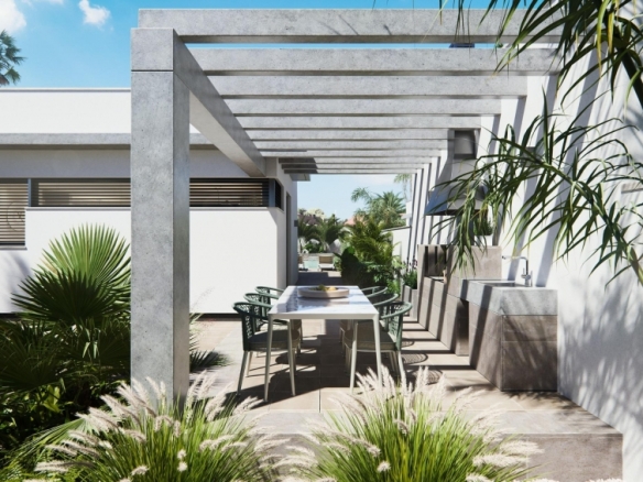 Villa de una planta con 3 dormitorios y piscina privada en San Javier