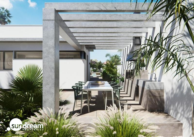 g_43608-6-15 Villa de una planta con 3 dormitorios y piscina privada en San Javier