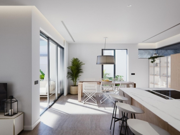 Villa de una planta con 3 dormitorios y piscina privada en San Javier