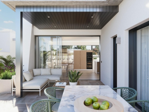 Villa de una planta con 3 dormitorios y piscina privada en San Javier