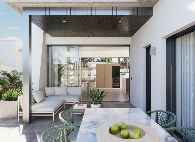 Villa de una planta con 3 dormitorios y piscina privada en San Javier