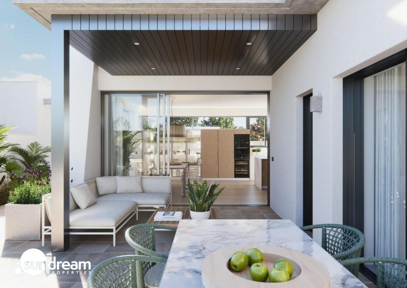 Villa de una planta con 3 dormitorios y piscina privada en San Javier