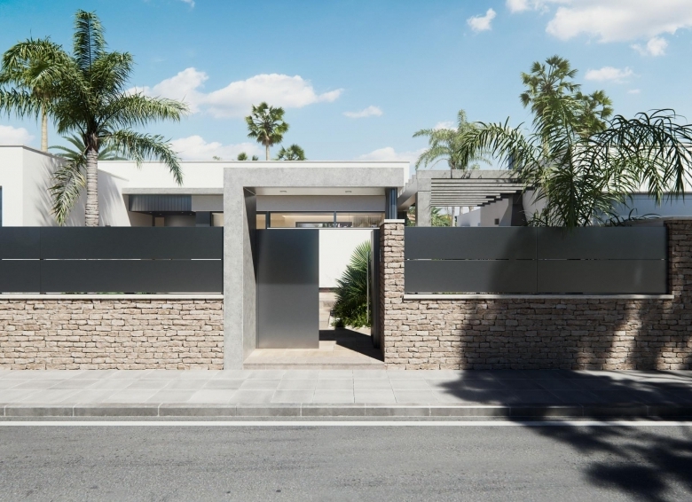 Villa de una planta con 3 dormitorios y piscina privada en San Javier