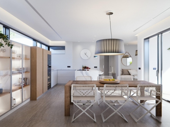 Villa de una planta con 3 dormitorios y piscina privada en San Javier