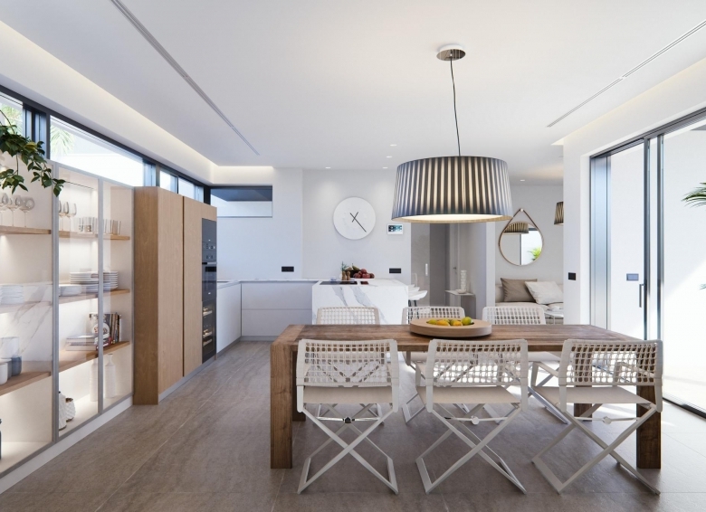 Villa de una planta con 3 dormitorios y piscina privada en San Javier