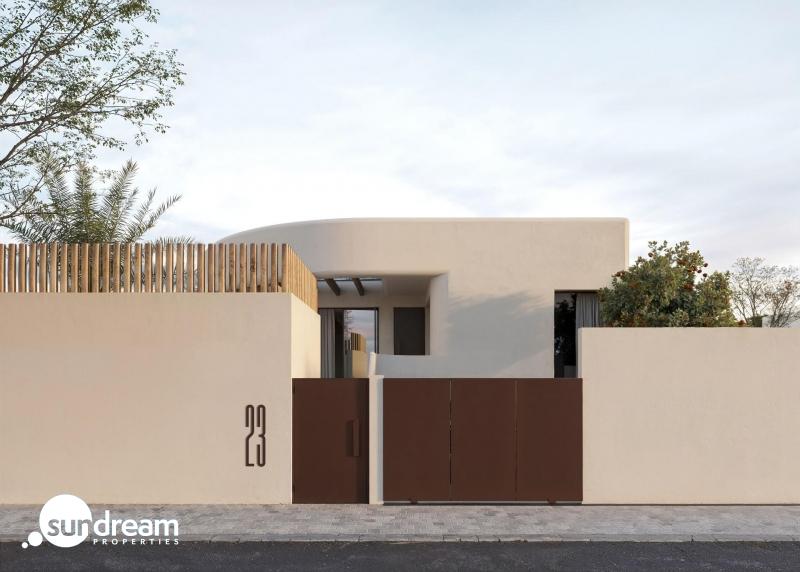 g_43616-19-15 Villa de estilo ibicenco con 3 dormitorios y piscina privada en La Finca Golf, Algorfa(Alicante)