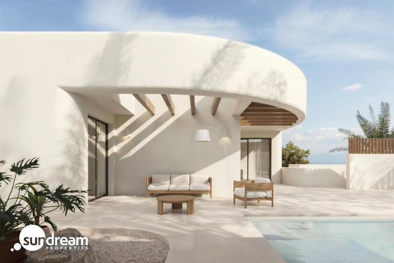 g_43616-19-4 Villa de estilo ibicenco con 3 dormitorios y piscina privada en La Finca Golf, Algorfa(Alicante)