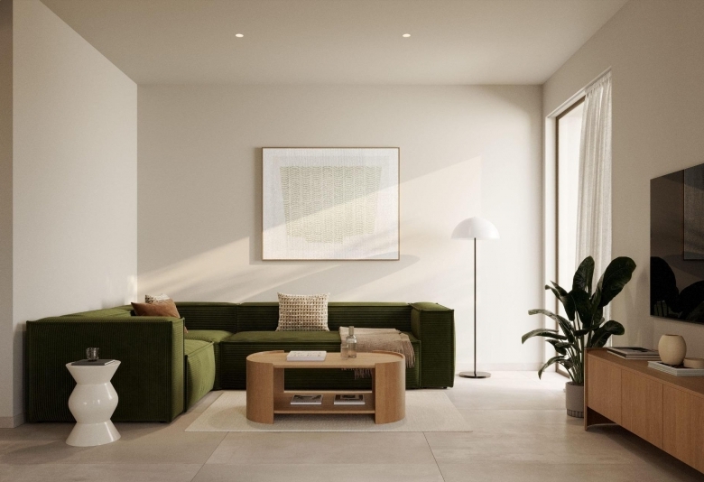 Villa de estilo ibicenco con 3 dormitorios y piscina privada en La Finca Golf, Algorfa(Alicante)
