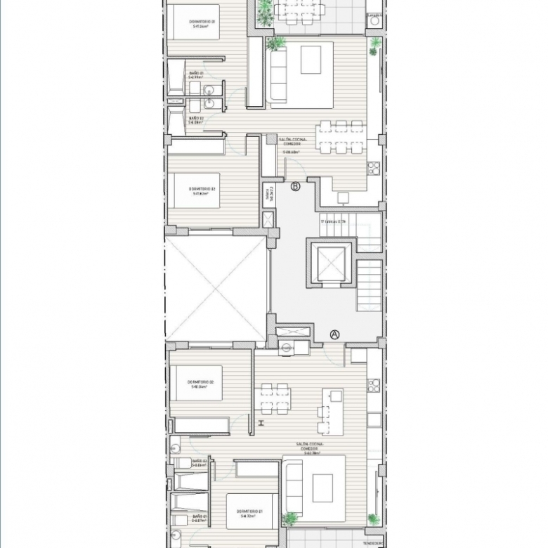 Apartamento de nueva construcción de 2 dormitorios cerca de la playa y el pinar en Guardamar del Segura