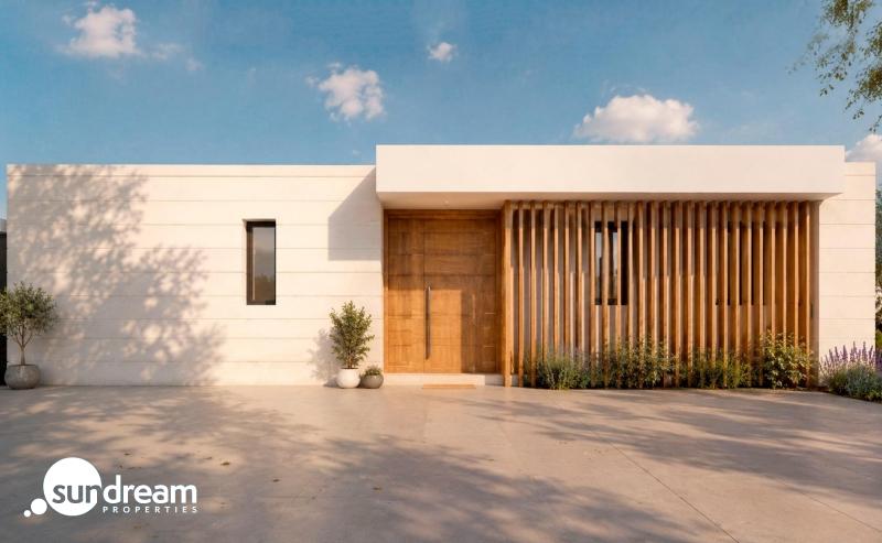 g_43712-34-3 Villa moderna en una sola planta con 3 dormitorios y piscina privada en Pilar de la Horadada