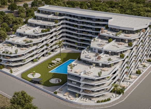 Apartamento de nueva construcción con 3 dormitorios en San Miguel de Salinas(Alicante)