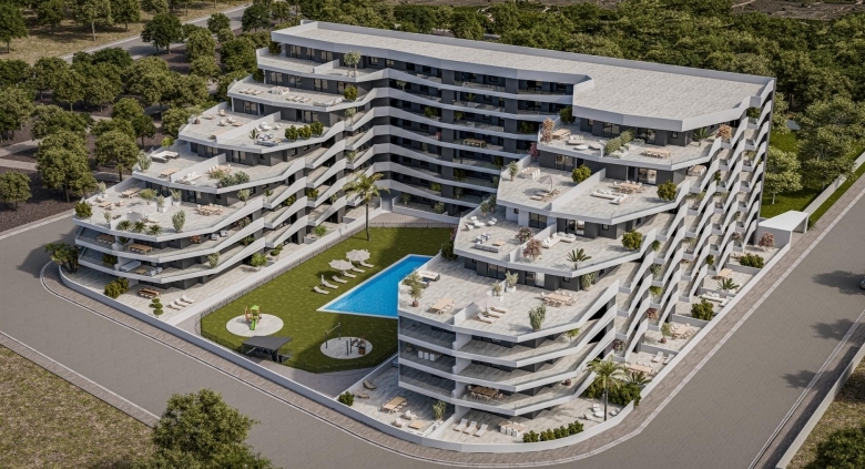 Apartamento de nueva construcción con 3 dormitorios en San Miguel de Salinas(Alicante)