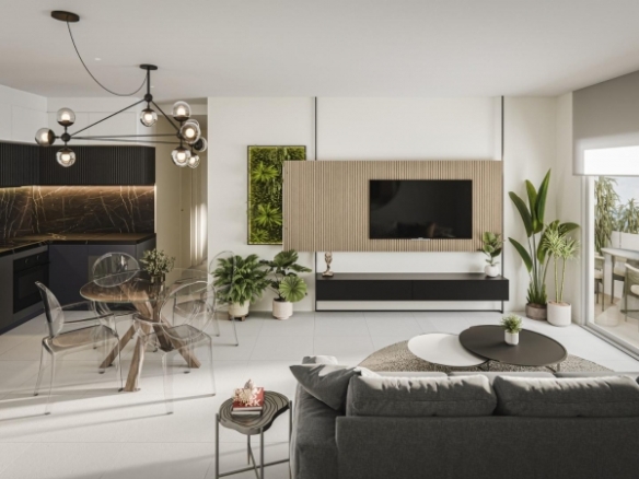 Apartamento de nueva construcción con 3 dormitorios en San Miguel de Salinas(Alicante)