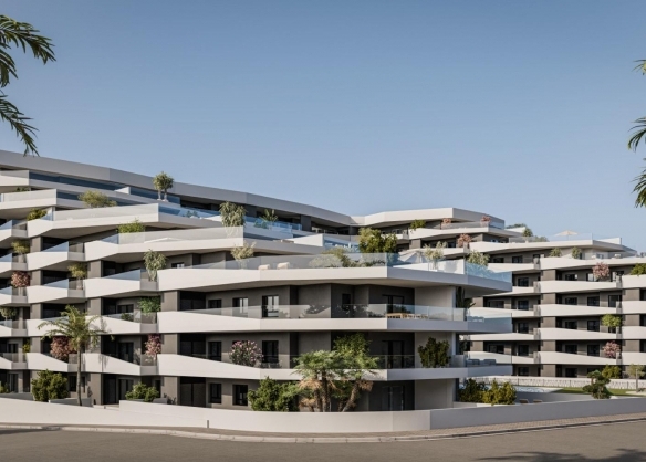 Ático de 2 dormitorios de nueva construcción con amplia terraza en San Miguel de Salinas