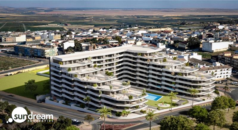 Ático de 2 dormitorios de nueva construcción con amplia terraza en San Miguel de Salinas