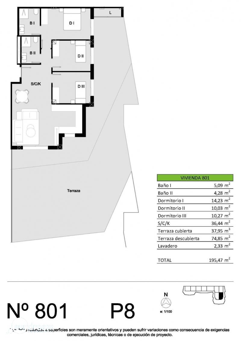 g_43716-19-7 Ático en venta obra nueva en San Miguel de Salinas