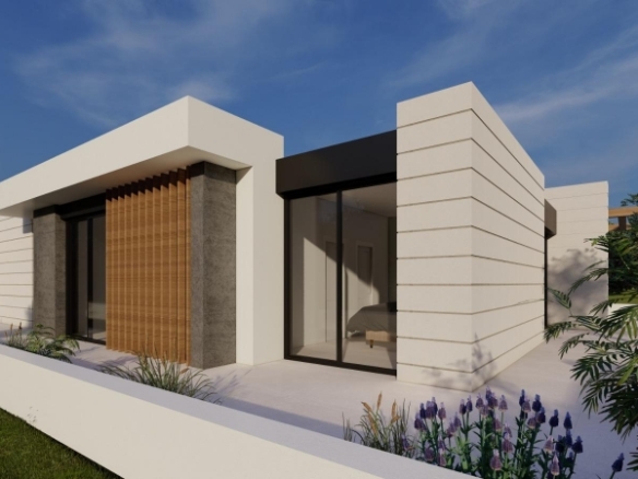 Villa de una sola planta con 3 dormitorios y piscina privada en el campo de golf(Pilar de la Horadada)