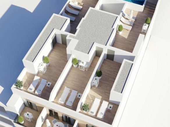 Apartamento moderno de 3 dormitorios cerca de la playa en Torrevieja