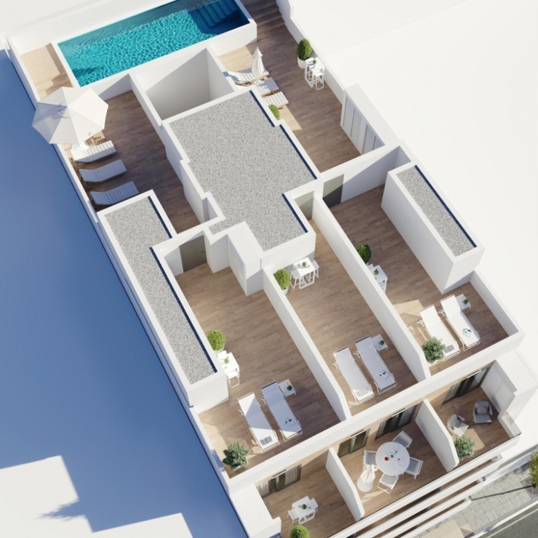 Apartamento moderno de 3 dormitorios cerca de la playa en Torrevieja