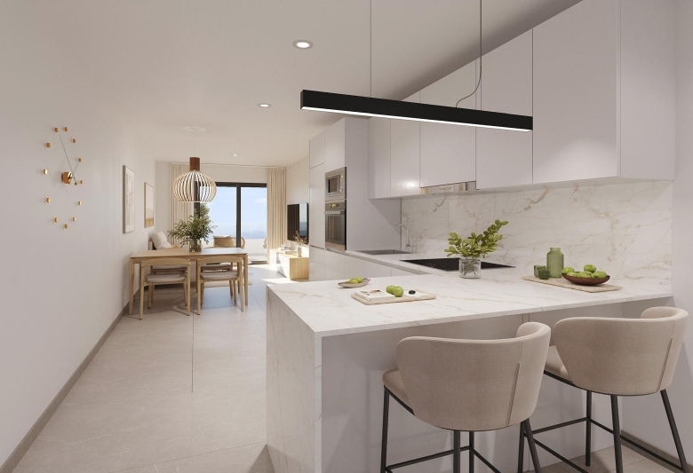 Apartamento moderno de 3 dormitorios cerca de la playa en Torrevieja
