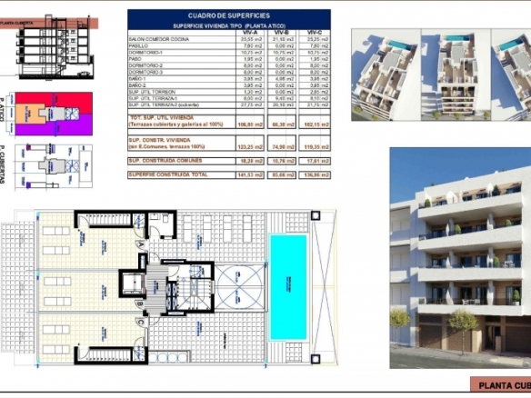 Ático obra nueva zona Playa del Cura Torrevieja
