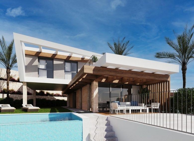 Villa de 3 dormitorios de dos plantas a la venta en Polop