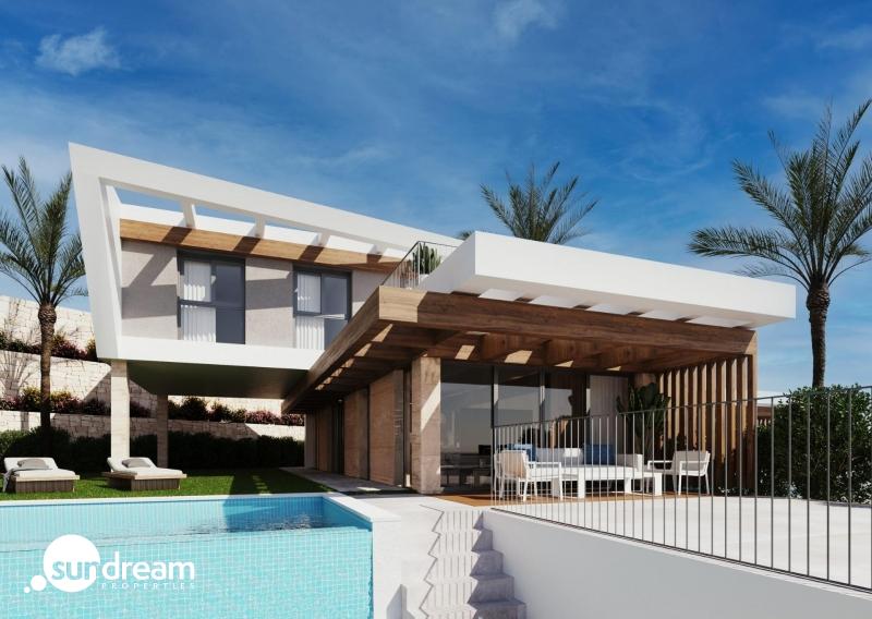Villa de 3 dormitorios de dos plantas a la venta en Polop