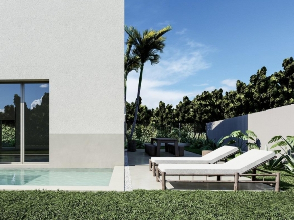 Villa de lujo obra nueva zona playa en Oliva Nova Golf