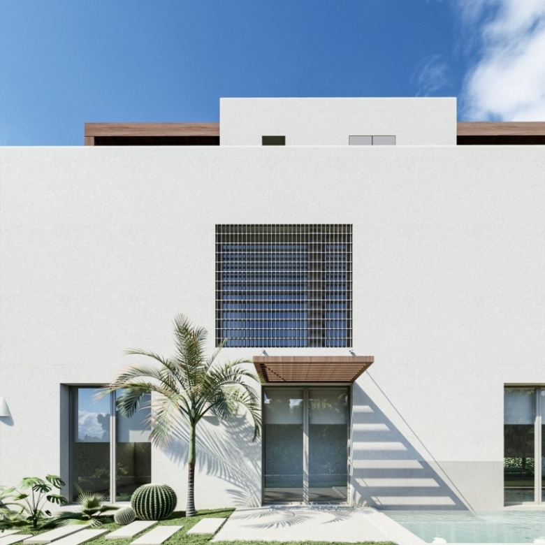 Villa de lujo obra nueva zona playa en Oliva Nova Golf