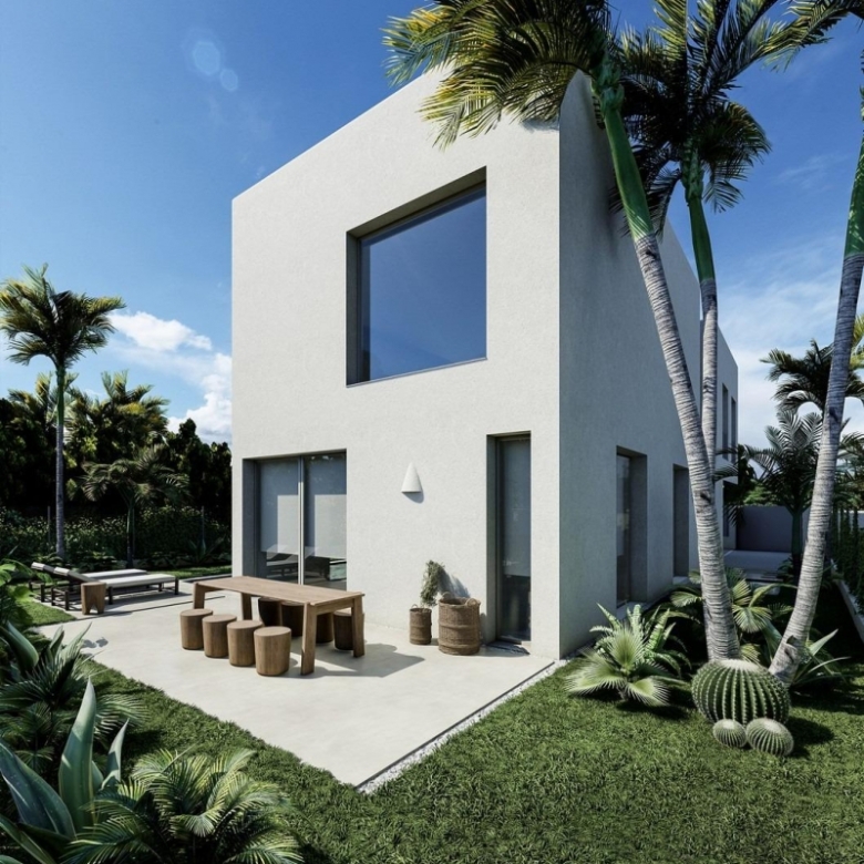 Villa de lujo obra nueva zona playa en Oliva Nova Golf