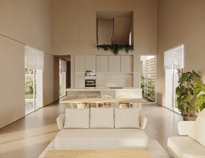 Villa de lujo obra nueva zona playa en Oliva Nova Golf