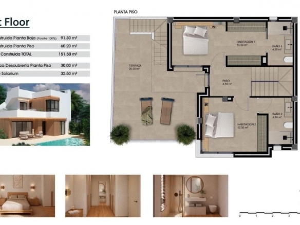 Villa en venta con piscina Vistabella Golf Orihuela Costa