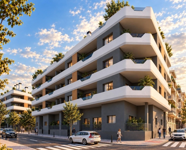 Ático de 1 dormitorio a la venta cerca de la playa en el centro de Santa Pola