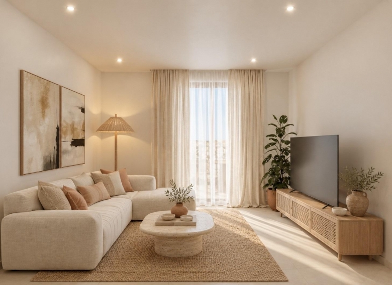 Ático de 1 dormitorio a la venta cerca de la playa en el centro de Santa Pola