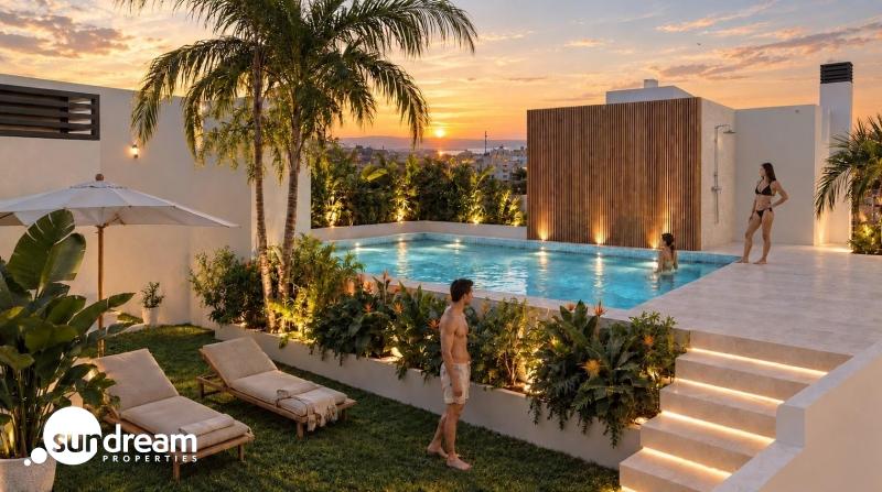 Ático de 1 dormitorio a la venta cerca de la playa en el centro de Santa Pola