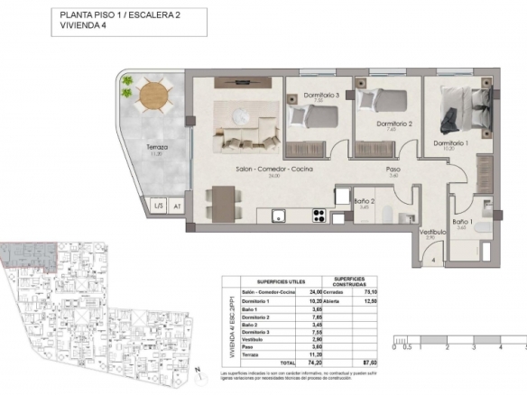 Piso en venta obra nueva zona playa de Santa Pola