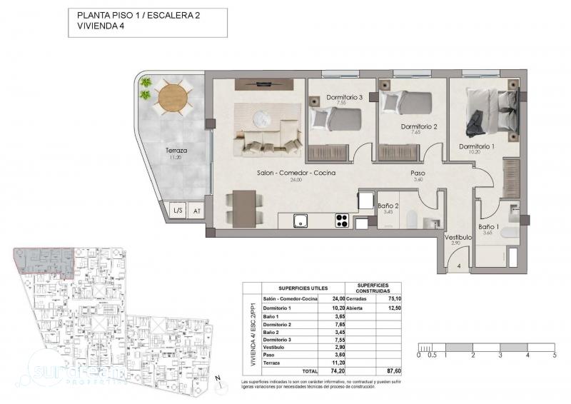 g_44013-18-11 Piso en venta obra nueva zona playa de Santa Pola