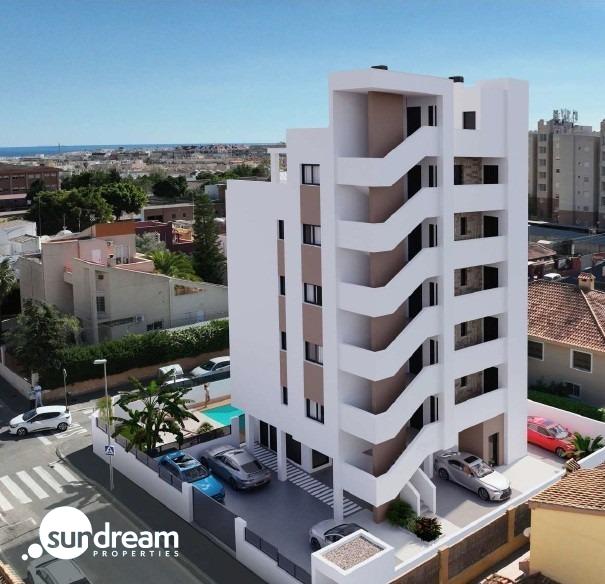 Apartamento de nueva construcción con 2 dormitorios y piscina comunitaria en Torrevieja