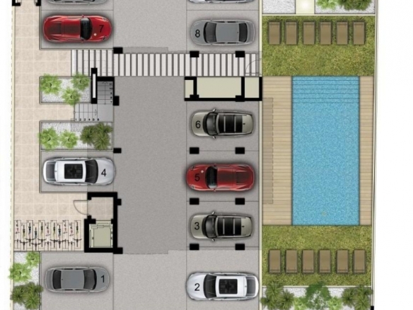 Apartamento de nueva construcción con 2 dormitorios y piscina comunitaria en Torrevieja