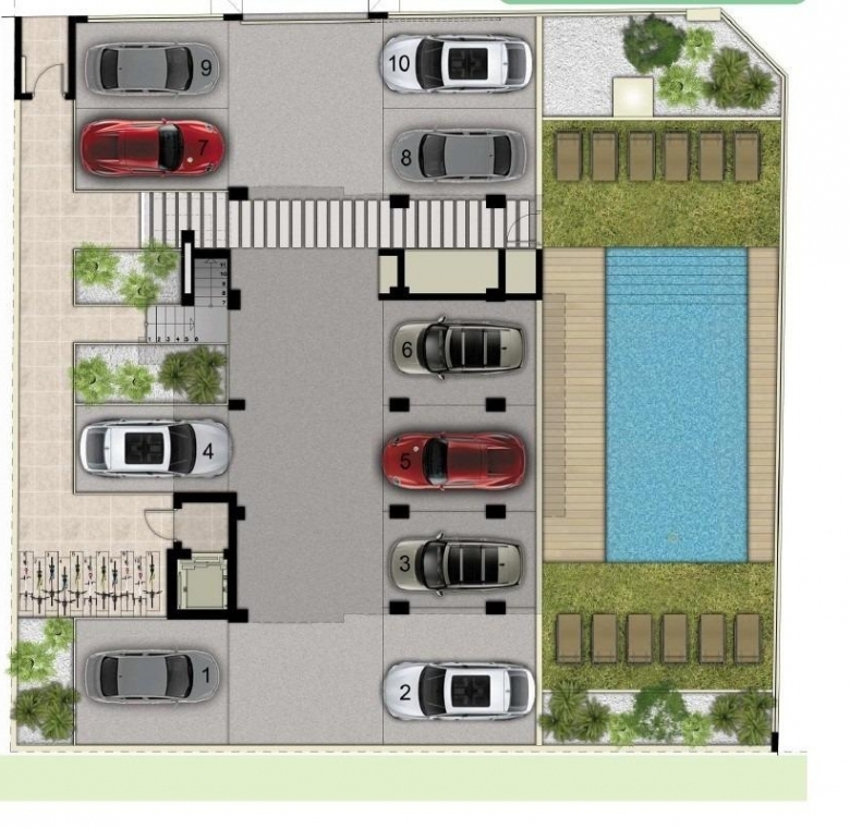 Apartamento de nueva construcción con 2 dormitorios y piscina comunitaria en Torrevieja