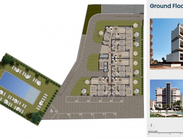 Apartamento de nueva construcción de 2 dormitorios en Guardamar del Segura
