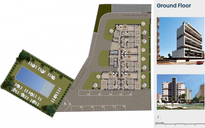 Apartamento de nueva construcción de 2 dormitorios en Guardamar del Segura